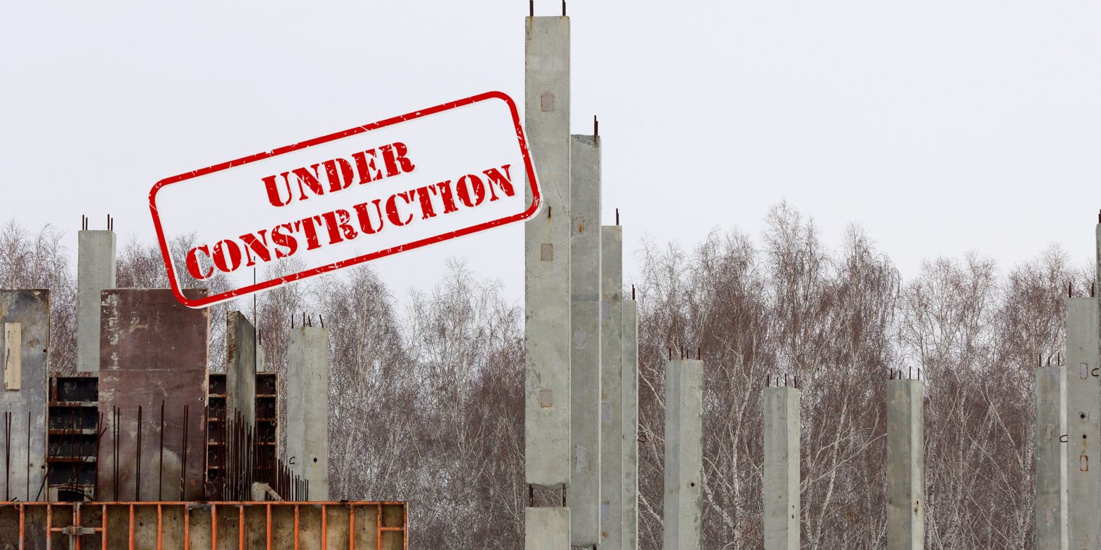 Under construction construction site